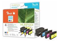 Peach PI300-416 - Pigment-based ink - Black,Cyan,Magenta,Yellow - HP - Multi pack - HP OfficeJet 6100 e-Printer HP OfficeJet 6600 e-All-in-One HP OfficeJet 6700 Premium HP... - 42 ml