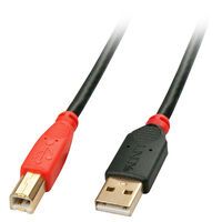 LINDY USB 2.0 Aktiv-Kabel Typ A/B M/M 10m (42761)