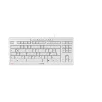 Cherry STREAM KEYBOARD TKL - USB - Scissor key switch - QWERTZ - White
