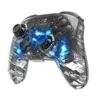 PDP Afterglow - Gamepad - Nintendo Switch - Wireless - Black - Transparent - Polycarbonate (PC) - Battery