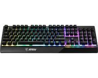 MSI VIGOR GK30 RGB MEMchanical Gaming Keyboard ' DE Layout - MECH. Membrane switches - 6-Zone RGB Lighting - RGB Mystic Light - water repellent keyboard design' - Full-size (100%) - USB - Mechanical - QWERTZ - RGB LED - Black