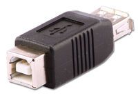 LINDY Adapter USB Typ A/B F/F A Kupplung an B Kupplung (71228)