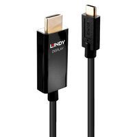LINDY USB Typ C an HDMI Adapterkabel mit HDR 1m (43291)