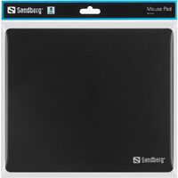 SANDBERG Mousepad Black - Black - Monotone