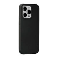 dbramante Monaco Silikon Case mit MagSafe für iPhone 15 Pro, schwarz