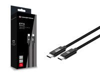 CONCEPTRONIC Kabel USB-C3.2->C 100W/QC        10Gbs 2.00m sw (ETTA02B20)