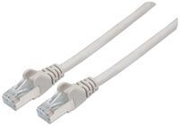 INTELLINET Netzwerkkabel Cat6A S/FTP CU LS0H 5m Grau RJ-45 Stecker / RJ-45 Stecker Vergoldete Kontak