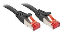 LINDY Cat.6 S/FTP Kabel, schwarz, 15m Patchkabel (47784)