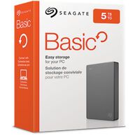 Seagate Basic - 5000 GB - 2.5" - 3.2 Gen 1 (3.1 Gen 1) - Silver