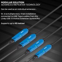 LINDY 8m USB 3.2 Gen 1 C/A Aktivverlängerung Pro (43381)