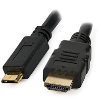 Techly HDMI kabel High Speed mit Ethernet-Mini HDMI, 1.8m sw (ICOC-HDMI-B-015)