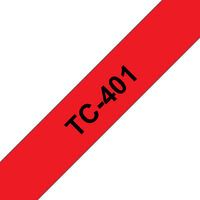 Brother Labelling Tape 12mm - Black on red - TC - Direct thermal - Brother - PT8E - PT500 - PT2000 - PT3000 - PT5000 - 1.2 cm