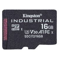 KINGSTON 16GB microSDHC Industrial C10 A1 pSLC Card Single Pack w/o Adapter (SDCIT2/16GBSP)