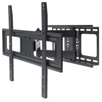 Manhattan TV & Monitor Mount - Wall - Full Motion - 1 screen - Screen Sizes: 37-65" - Black - VESA 200x200 to 600x400 - Max 50kg - LFD - Tilt & Swivel with 3 Pivots - Lifetime Warranty - 50 kg - 94 cm (37") - 177.8 cm (70") - 200 x 200 mm - 600 x 400 mm -