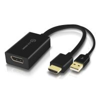 Alogic Adapter Konverter HDMI -> DisplayPort M/F     schwarz (HDDPU-ACTV)