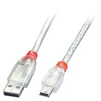 LINDY USB 2.0 Kabel Typ A/Mini-B M/M 0.5m (41781)