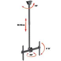 Techly Teleskop Deckenhalterung für 1LCD TV 37"-70" Arm lang (ICA-CPLB-946L)
