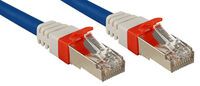 LINDY Patchkabel Cat6(A) SSTP / S/FTP PIMF blau 5.00m 10Gbit (45377)