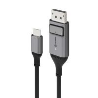 Alogic USB C Adapterkabel Typ C -DPort M/M 4k 60 Hz  1m,  gr (ULCDP01-SGR)