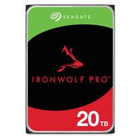SEAGATE Ironwolf PRO Enterprise NAS HDD 20TB 7200rpm 6Gb/s SATA 256MB cache 8,9cm 3.5Zoll 24x7 für N