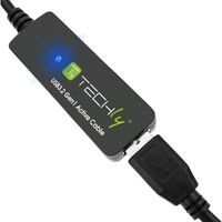 Techly USB 3.0 Repeater Kabel 10m (ICUR30100G)