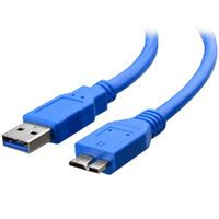 Techly USB3.0 Kabel Stecker Typ A-Stecker Micro B, 2m blau (ICOC-MUSB3-A-020)