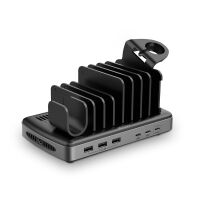 LINDY 6-Port USB-Ladestation 160W, 3x USB-C PD & 3x USB-A (73436)