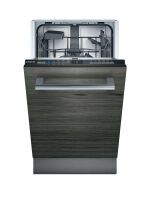 Siemens iQ100 SR61IX05KE - Fully built-in - Slimline (45 cm) - Black - Black - Touch - 1.75 m