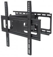 Manhattan TV & Monitor Mount - Wall - Full Motion - 1 screen - Screen Sizes: 32-55" - Black - VESA 200x200 to 400x400 - Max 50kg - LFD - Tilt & Swivel with 3 Pivots - Lifetime Warranty - 50 kg - 81.3 cm (32") - 139.7 cm (55") - 200 x 200 mm - 400 x 400 mm