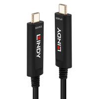 LINDY 15m Fibre Optic Hybrid USB Typ C Video Kabel (38503)