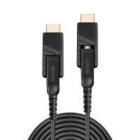 LINDY HDMI Fibre Optic Hybrid Micro-HDMI 18G Kabel 50m (38324)