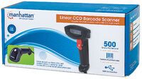 MANHATTAN Barcodescanner Industrie CCD  USB         schwarz (178433)