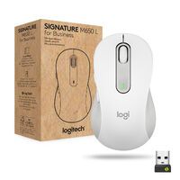 LOGITECH Signature M650 L for Business Mouse right-handed 5 buttons wireless Bluetooth 2.4 GHz Bolt 