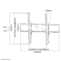 Neomounts Flachbildschirm-Wandhalter LFD-W2000 - S - Flatscreen Accessory