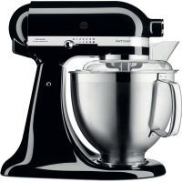 KitchenAid Artisan 5KSM185PS - 4.8 L - Black - Lever - 3 L - Beat - Knead - Mixing - 1.45 m