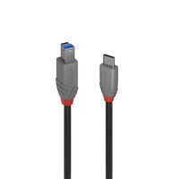 LINDY USB 3.2 Kabel Typ C/B Anthra Line 1m (36666)