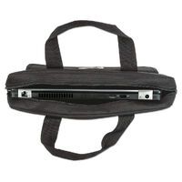 Manhattan London Laptop Bag 14.1" - Top Loader - Black - LOW COST - Accessories Pocket - Shoulder Strap (removable) - Notebook Case - Three Year Warranty - Messenger case - 35.8 cm (14.1") - Shoulder strap - 350 g