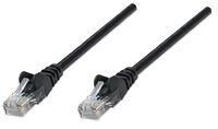 INTELLINET Netzwerkkabel Cat6A S/FTP CU LS0H 0,25m schwarz RJ-45 Stecker / RJ-45 Stecker (737012)