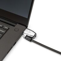 Kensington ClickSafe® 2.0 Universal Keyed Laptop Lock - 1.8 m - Kensington - Key - Carbon steel - Black