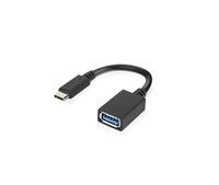 Lenovo LenovoUSB-CtoUSB-AAdapter - 0.14 m - USB C - USB A - USB 3.2 Gen 1 (3.1 Gen 1) - 5000 Mbit/s - Black