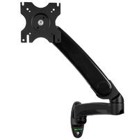 StarTech.com Wall-Mount Monitor Arm - Full Motion - Articulating - 9 kg - 30.5 cm (12") - 76.2 cm (30") - 100 x 100 mm - Height adjustment - Black