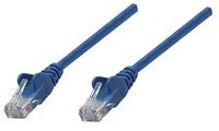 INTELLINET Netzwerkkabel Cat6 S/FTP blau 0,25m Cat6-zertifiziert LS0H RJ45-Stecker/RJ45-Stecker (739