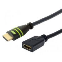 Techly High Speed HDMI Verlängerung mit Ethernet,4K@30Hz, 1, (ICOC-HDMI-4-EXT018)