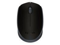 Logitech M171 Wireless Mouse - Ambidextrous - Optical - RF Wireless - 1000 DPI - Black