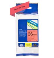 BROTHER TZE-461 Schriftbandkassetten 36 mm Bandbreite rot/schwarz Bandlange 8 Meter laminiert (TZE46