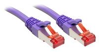 LINDY Cat.6 S/FTP Kabel, violett, 1,5m Patchkabel (47823)