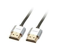LINDY HDMI High Speed A/A Kabel Slim CROMO 1m Ethernet (41671)