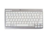 Bakker UltraBoard 950 Wireless - Mini - RF Wireless - QWERTY - Gray - White