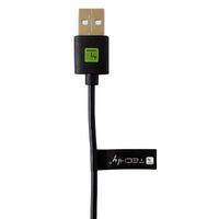 Techly USB2.0 Kabel ST Typ-A - ST Typ-C schwarz, 0.1m (ICOC-MUSB20-CMAM01T)