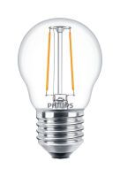 Philips PHIL CorePro LEDluster 2-25W/827Tropfen E27 250lm Glas klar E